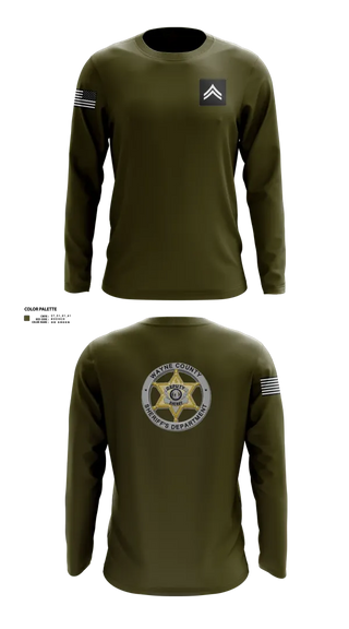 Long Sleeve Performance Shirt, Wayne County Sheriff’s Department, Police, Teamtime, Team time, sublimation, custom sports apparel, team uniforms, spirit wear, spiritwear, sports uniforms, custom shirts, team store, custom team store, fundraiser sports, apparel fundraiser