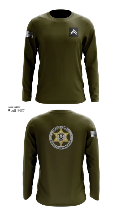 Wayne County Sheriff’s Department 8145507 Long Sleeve Performance Shirt 2