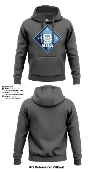 DMV Rebels Basketball Club 43601809 Hoodie - 4