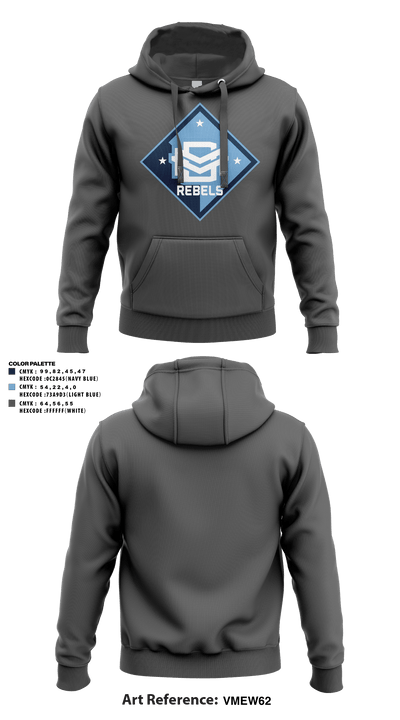 DMV Rebels Basketball Club 43601809 Hoodie - 4