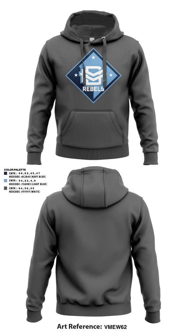 DMV Rebels Basketball Club 43601809 Hoodie - 4