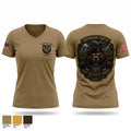 164th security forces Women's Short Sleeve V-neck Shirt - 1