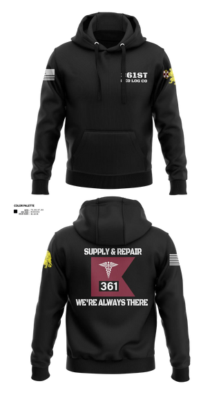 361st Med Log 81064337 Hoodie - 31