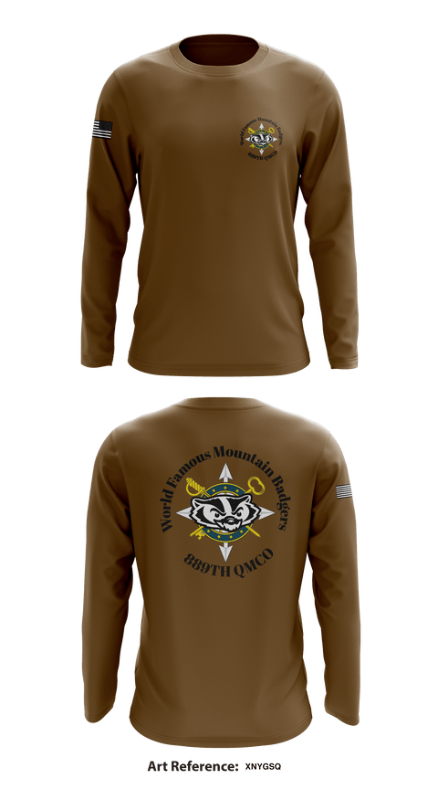 889TH QMCO Mountain Badgers 26510585 Long Sleeve Performance Shirt - 7