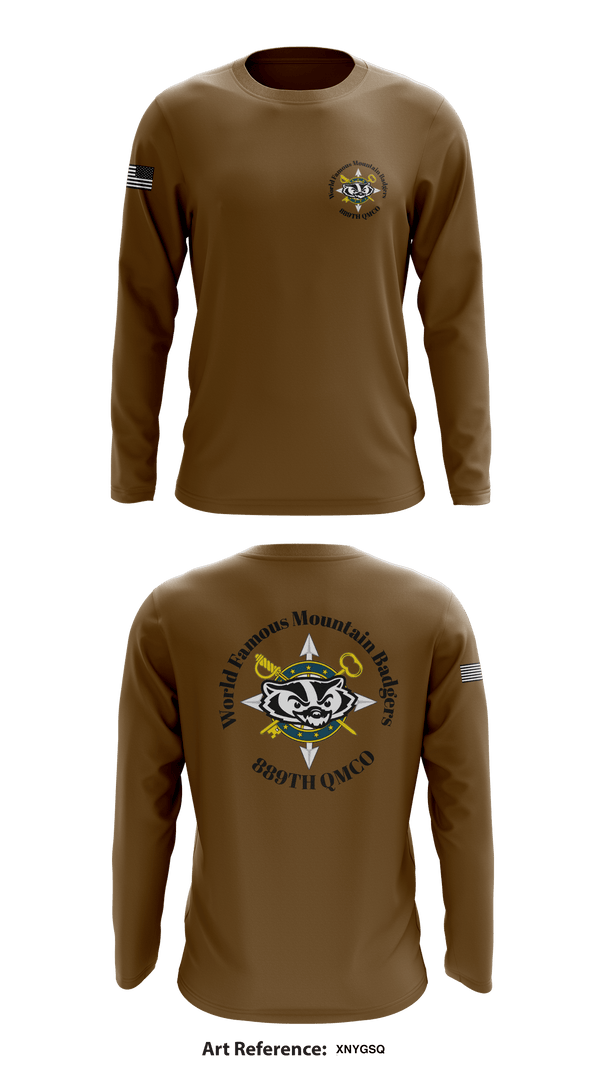 889TH QMCO Mountain Badgers 26510585 Long Sleeve Performance Shirt - 7