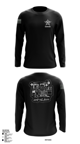 SJCPD Fugitive Unit 24764007 Long Sleeve Performance Shirt - 1