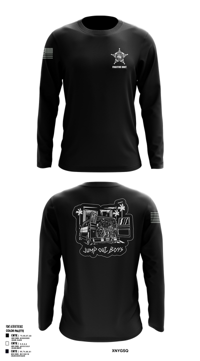 SJCPD Fugitive Unit 24764007 Long Sleeve Performance Shirt - 1
