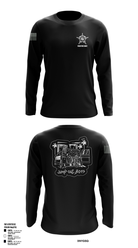 SJCPD Fugitive Unit 24764007 Long Sleeve Performance Shirt - 1