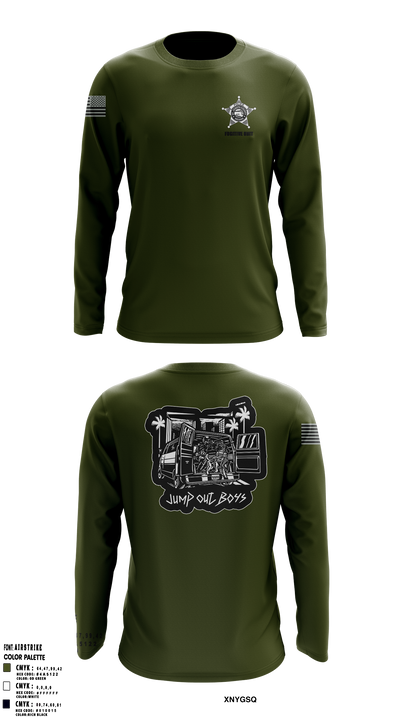 JCPD Fugitive Unit 24764007 Long Sleeve Performance Shirt - 2
