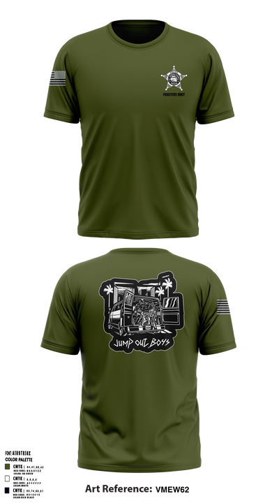 JCPD Fugitive Unit 24764007 Short Sleeve Performance Shirt - 2