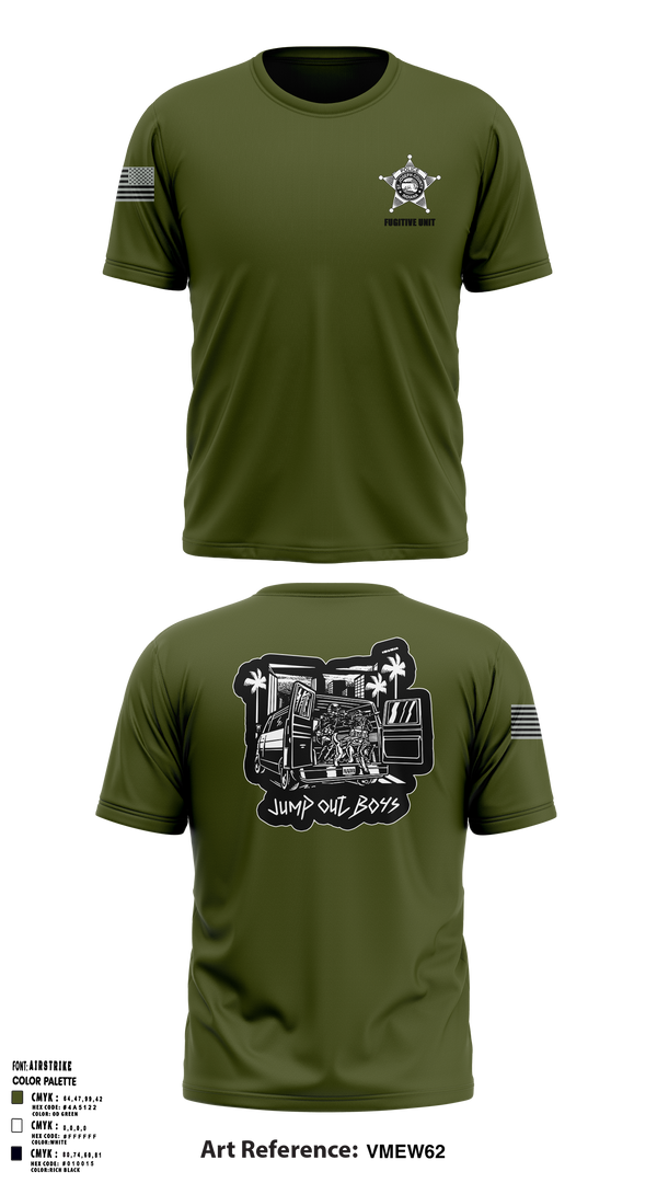 JCPD Fugitive Unit 24764007 Short Sleeve Performance Shirt - 2