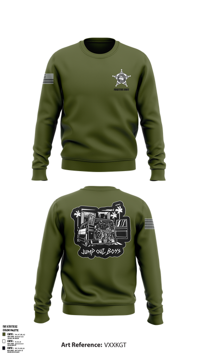 JCPD Fugitive Unit 24764007 Crew Neck Sweatshirt - 2