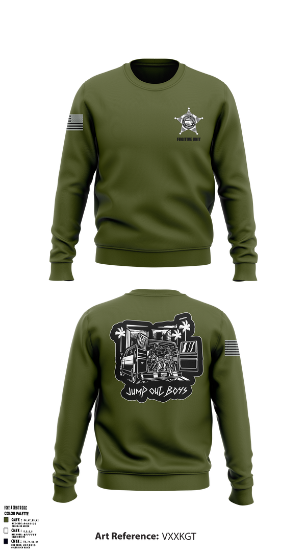 JCPD Fugitive Unit 24764007 Crew Neck Sweatshirt - 2