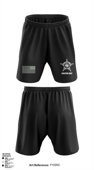 SJCPD Fugitive Unit 24764007 Athletic Shorts With Pockets - 1