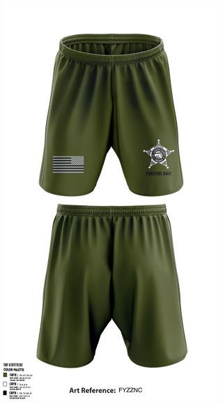 JCPD Fugitive Unit 24764007 Athletic Shorts With Pockets - 2