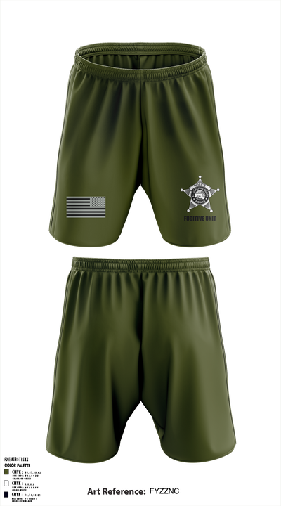 JCPD Fugitive Unit 24764007 Athletic Shorts With Pockets - 2