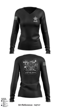 SJCPD Fugitive Unit 24764007 Women's Long Sleeve V-neck Shirt - 1
