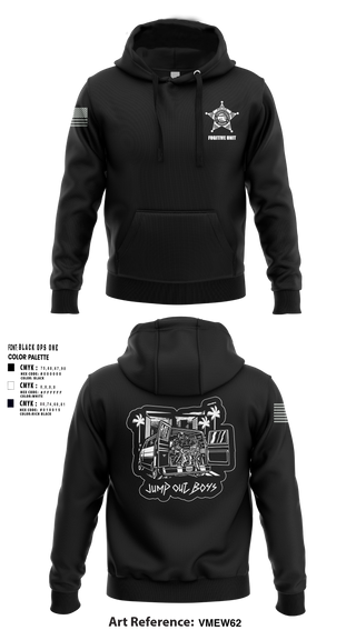 SJCPD Fugitive Unit 24764007 Hoodie - 1