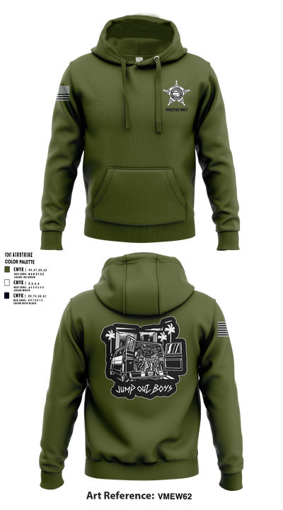 JCPD Fugitive Unit 24764007 Hoodie - 2