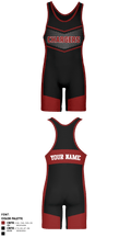 Chancellor Chargers 8081772 Wrestling Singlet - 11