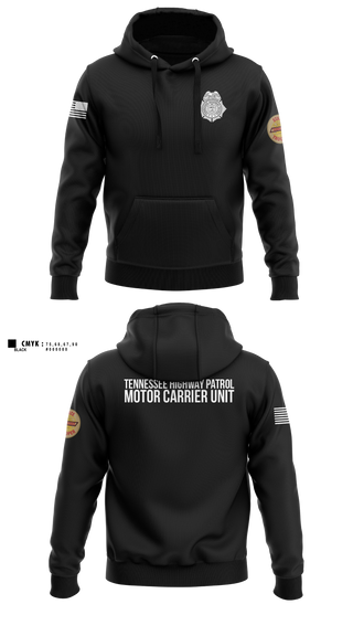 Hoodie, THP motor carrier unit, Police, Teamtime, Team time, sublimation, custom sports apparel, team uniforms, spirit wear, spiritwear, sports uniforms, custom shirts, team store, custom team store, fundraiser sports, apparel fundraiser