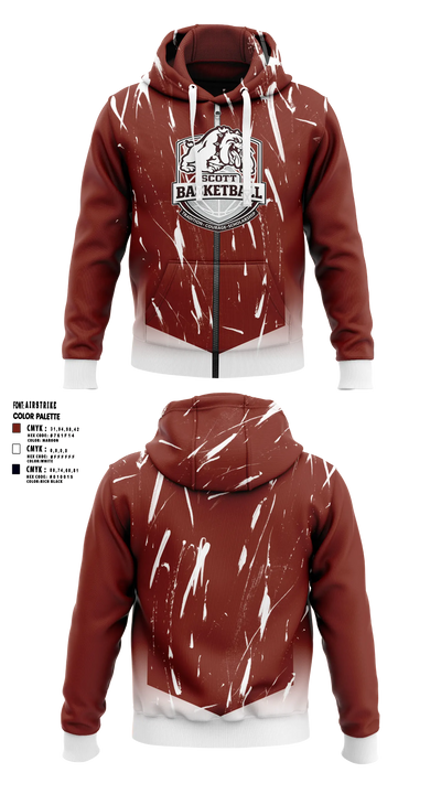 Toledo Scott Bulldogs Zip Hoodie - 5