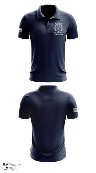 Short Sleeve Performance Polo, 5th PCT Crime Section, , Teamtime, Team time, sublimation, custom sports apparel, team uniforms, spirit wear, spiritwear, sports uniforms, custom shirts, team store, custom team store, fundraiser sports, apparel fundraiser