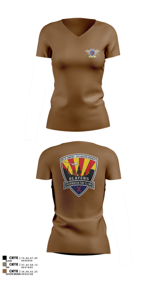 Womens Short Sleeve Vneck Shirt, 2-10 AHB Knighthawks, Army, Teamtime, Team time, sublimation, custom sports apparel, team uniforms, spirit wear, spiritwear, sports uniforms, custom shirts, team store, custom team store, fundraiser sports, apparel fundraiser