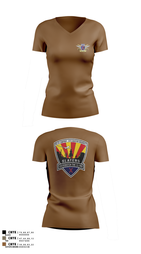Womens Short Sleeve Vneck Shirt, 2-10 AHB Knighthawks, Army, Teamtime, Team time, sublimation, custom sports apparel, team uniforms, spirit wear, spiritwear, sports uniforms, custom shirts, team store, custom team store, fundraiser sports, apparel fundraiser