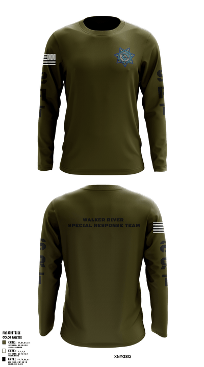 Walker river SRT 42723212 Long Sleeve Performance Shirt - 3