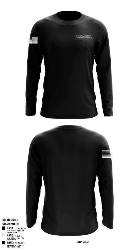 Premier martial arts Long Sleeve Performance Shirt - 1