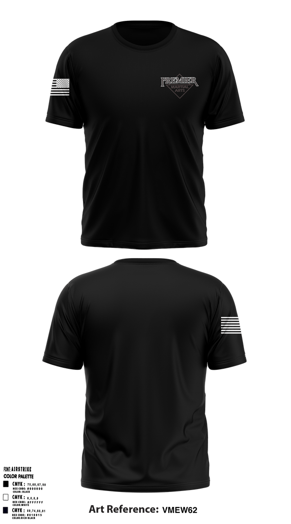 Premier martial arts Short Sleeve Performance Shirt - 1