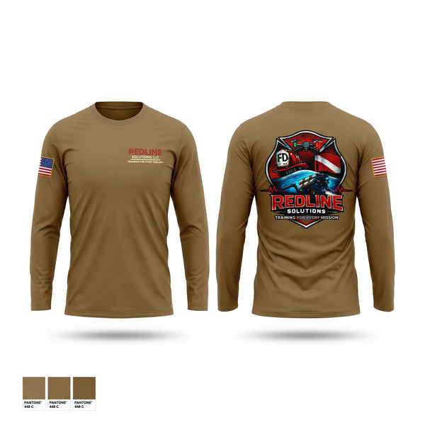 Long Sleeve Performance Shirt, Redline Solutions LLC, Fire Department, Teamtime, Team time, sublimation, custom sports apparel, team uniforms, spirit wear, spiritwear, sports uniforms, custom shirts, team store, custom team store, fundraiser sports, apparel fundraiser