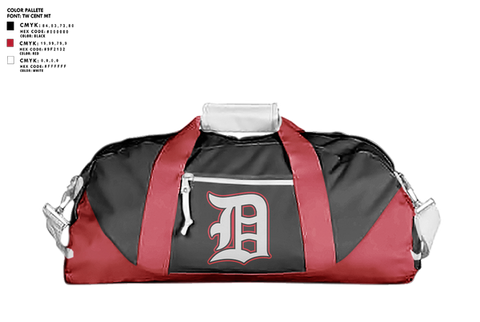 Duffle Bag, DeKalb Barons Baseball, Baseball, Teamtime, Team time, sublimation, custom sports apparel, team uniforms, spirit wear, spiritwear, sports uniforms, custom shirts, team store, custom team store, fundraiser sports, apparel fundraiser