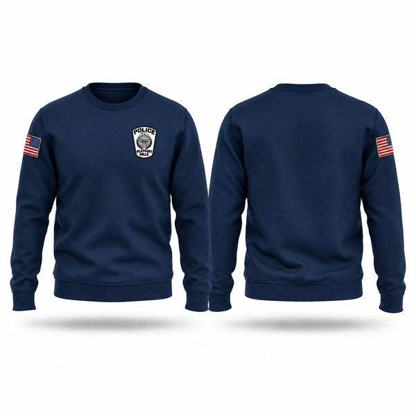Crew Neck Sweatshirt, PHPD, Police, Teamtime, Team time, sublimation, custom sports apparel, team uniforms, spirit wear, spiritwear, sports uniforms, custom shirts, team store, custom team store, fundraiser sports, apparel fundraiser