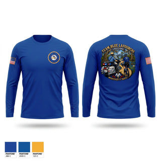 Long Sleeve Performance Shirt, Team Blue Lafourche, Police, Teamtime, Team time, sublimation, custom sports apparel, team uniforms, spirit wear, spiritwear, sports uniforms, custom shirts, team store, custom team store, fundraiser sports, apparel fundraiser