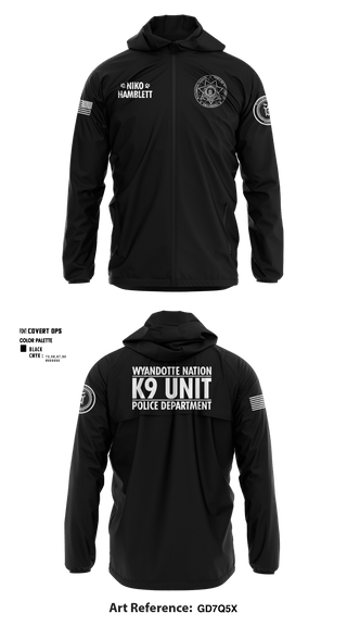 K9 Unit 27578074 Windbreaker - 1