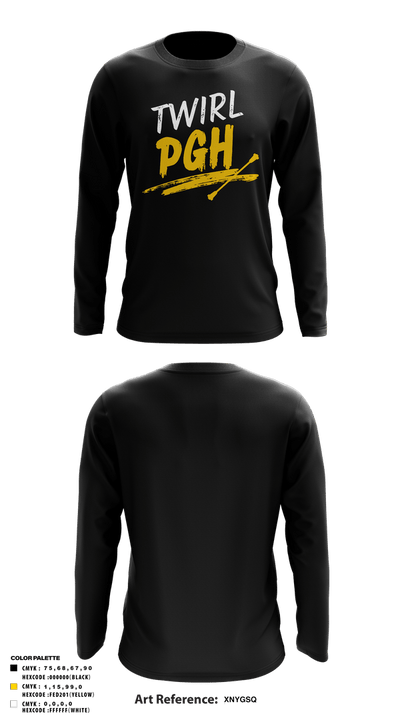 Twirl PGH 8143457 Long Sleeve Performance Shirt 4
