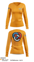 The K2 Way 40889652 Women's Long Sleeve V-neck Shirt - 4