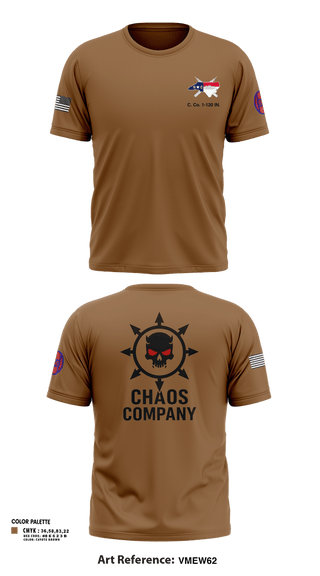 Short Sleeve Performance Shirt, C. Co. 1-120 3rd PLT, Army, Teamtime, Team time, sublimation, custom sports apparel, team uniforms, spirit wear, spiritwear, sports uniforms, custom shirts, team store, custom team store, fundraiser sports, apparel fundraiser