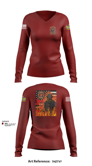 Womens Long Sleeve Vneck Shirt, Repair division, , Teamtime, Team time, sublimation, custom sports apparel, team uniforms, spirit wear, spiritwear, sports uniforms, custom shirts, team store, custom team store, fundraiser sports, apparel fundraiser
