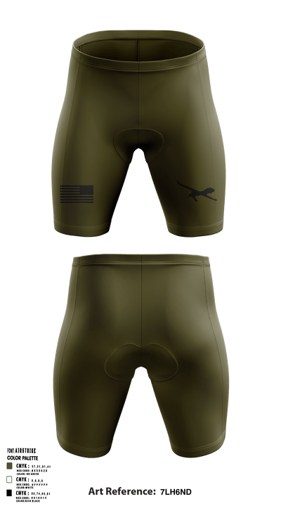 E.Co 3/CAB “Cerberus” 56288526 Men's Compression Shorts - 44