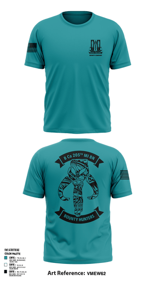 Bravo Company 205th MI Battalion 16788599 Short Sleeve Performance Shirt - 68