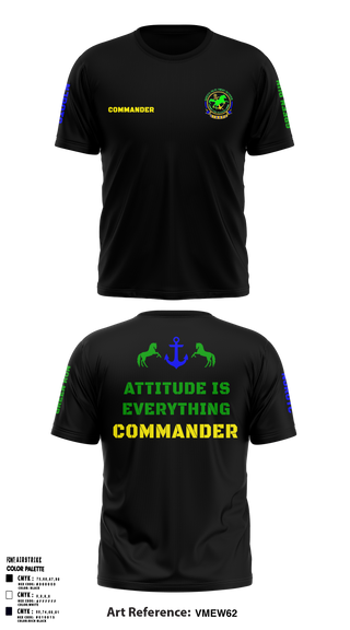 Green Run High School NJROTC 48143942 Short Sleeve Performance Shirt - 63