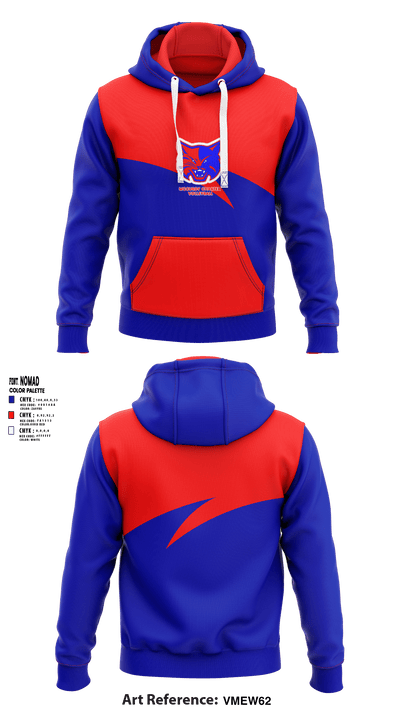 McCurdy Charter High School Volleyball 13502231 Hoodie - 1
