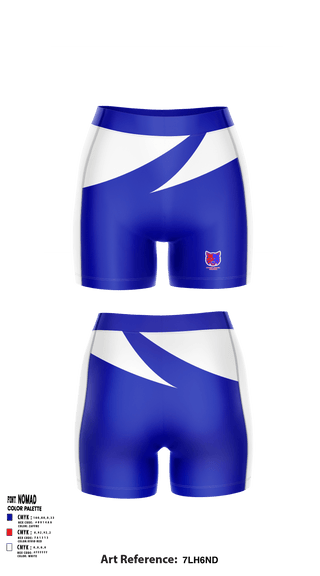 McCurdy Charter High School Volleyball 13502231 Women's Compression Shorts - 2