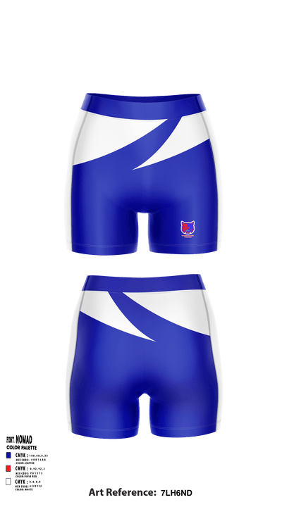 McCurdy Charter High School Volleyball 13502231 Women's Compression Shorts - 2