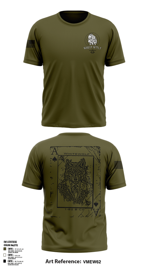 Whitewolf 93996092 Short Sleeve Performance Shirt - 14