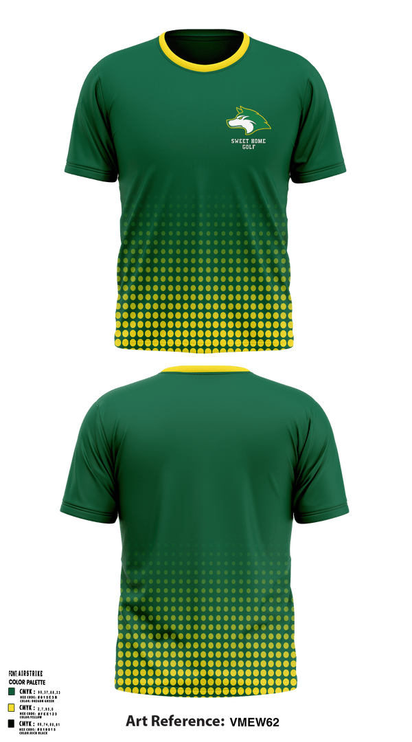 Sweet Home Huskies Short Sleeve Performance Shirt - 1