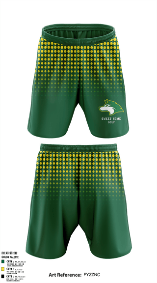 Sweet Home Huskies Athletic Shorts With Pockets - 1